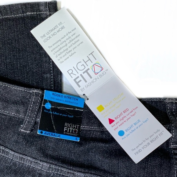 L.A. Blues Vintage Plus 5 Jeans Boot Cut Mid Rise Stretch Right Fit Charcoal 22 - Picture 9 of 16